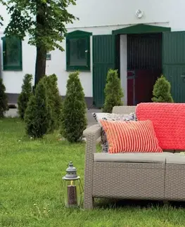 KETER Záhradná pohovka GREEK LOVE SEAT | cappuccino