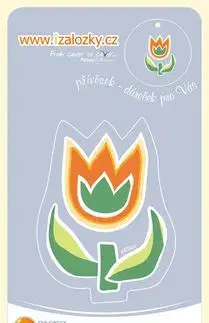 Priesvitná záložka Tulipán