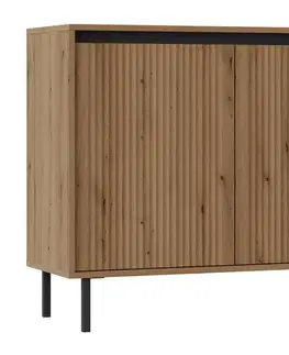 SELESTA 812 dvojdverová komoda, dub Evoke