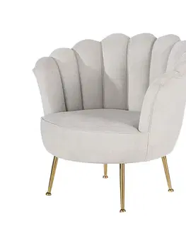 Dekoria Kreslo Sally Light Grey, 94 x 77 x 83 cm 