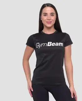 GymBeam Dámske Tričko Mesh Essence Black  L