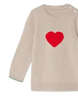 Detský pletený pulóver z vlny