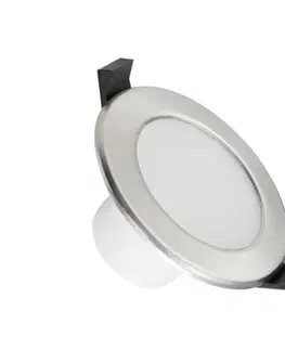  LED Kúpeľňové podhľadové svietidlo LED/7W/230V 4000K strieborná IP44 LDL153/S
