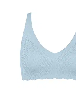 Podprsenka sloggi ZERO Feel Bliss Soft bra, svetlomodrá