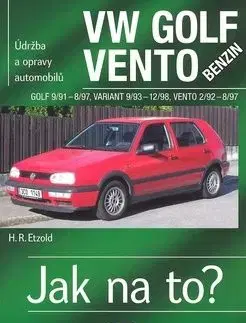 VW GOLF III/VENTO benzin 9/91 - 12/98 Jak na to? č. 19 - Hans-Rüdiger Etzold