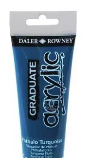 D&R Graduate akrylová farba Phthalo Turquoise 120 ml