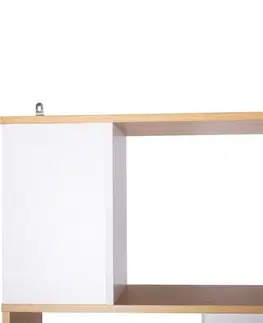 KONDELA Erdem Typ 3 New regál borovica / biela