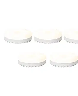 Sada 5 inteligentných stmievateľných LED žiaroviek GX53 Opál 9W 806 lm 2700-6500K