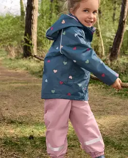 Detské gumáky, celoplošná srdcová potlač