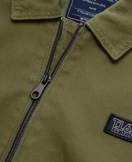 Detská plátená bunda s golierom Tom Tailor