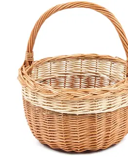 Nákupný prútený košík Bolero, pr. 27 cm