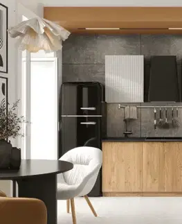 Artstolk Kuchynská linka SOFIA C | dub cremona/béžová 260 cm Prevedenie: s pracovnou doskou