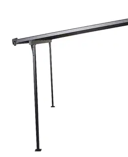 Pergola 436 x 305 cm (čierna + transparentná polykarbonát)