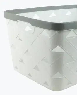 MAKRO - Košík úložný 39x28x20cm, biely