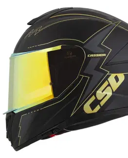 Cassida Integral GT 2.1 Flash čierna matná/metalická zlatá/tmavo šedá 3XL (65-66)