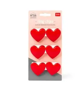 Legami Sada klipov na vrecká Heart 6 ks HOME SWEET HOME
