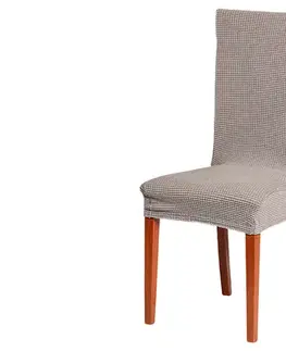 Poťah na stoličku elastický MENČESTER svetlo sivý TiaHome