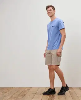 Outdoorové cargo šortky, béžové