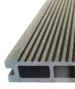 Terasový profil UNVOC TMAVO ŠEDÁ (FSC 100%) 23 x 146 x 4000 mm