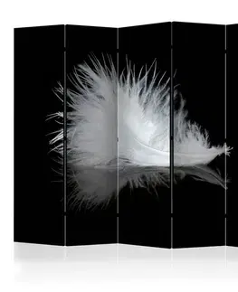 Paraván White feather Dekorhome