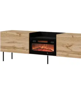 TV skrinka Kanton Ef Wotan/Čierna + Krb Ef 800040