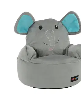 KONDELA Baby Typ 2 sedací vak sivá