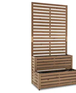 Stupňovitý stojan na rastliny vo forme paravánu 2 v 1