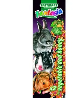 TATRAPET Tyčinka pre hlodavce zelenina + med bal. 2ks, Fantasia