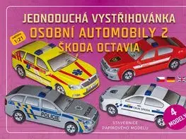 Osobní automobily 2 Škoda Octavia - jednoduchá vystřihovánka