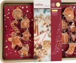 Kinekus Sada na pečenie vianočná, formičky + plech, 13-dielov