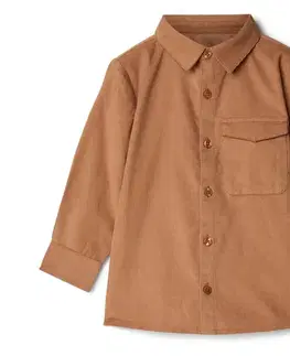 Detská menčestrová košeľa