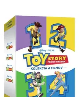 Toy Story: Príbeh hračiek kolekcia 1.-4. 4DVD (SK)