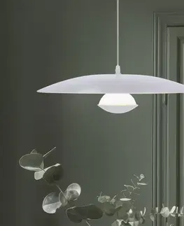 Závesná lampa biela LED 48cm Lund Ledea
