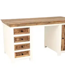 Písací stôl Agni 160x80x76 indický masív mango