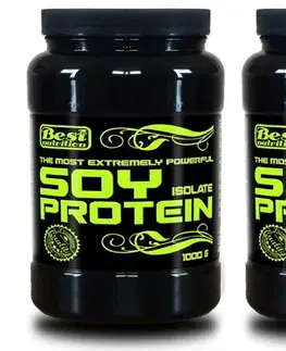 1+1 Zadarmo: Soy Protein Isolate od Best Nutrition 1,0 kg + 1,0 kg Čokoláda