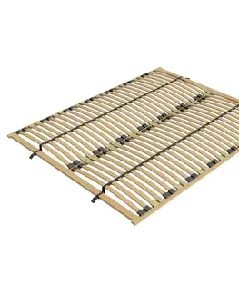 Rošt lamelový v ráme 160x200 cm z brezového dreva
