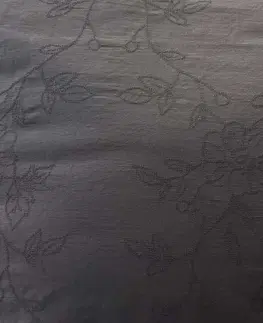 Obliečky bavlnené Luxury Žakár sivá 200x140cm+90x70cm TiaHome
