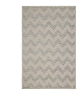 Dekoria Koberec Modern Chevron wool/ ice blue 160x230 cm, 160 x 230 cm