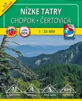 Nízke Tatry - Chopok - Čertovica - TM 1, 1: 25 000