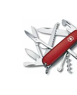 Victorinox - Multifunkčný vreckový nôž 9,1 cm/15 funkcií červená 1.3713