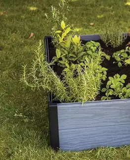Vyvýšený záhon MAPLE sivá Keter