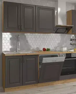 Kuchynská linka Stilo 250 grafit mat/artisan