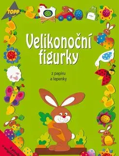 Velikonoční figurky z papíru a vlnité lepenky