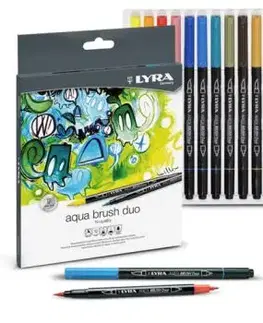 Lyra Aqua Brush Duo sada v papierovej krabičke 12 ks