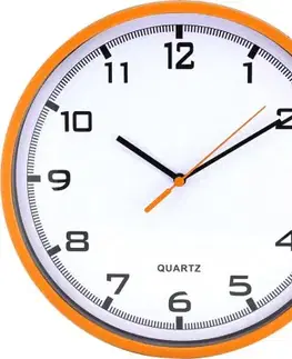 Nástenné hodiny MPM, 2478.60.A - oranžová, 26cm