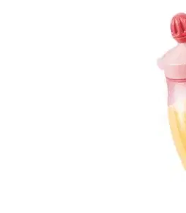 TESCOMA Pružná fľaša PAPU PAPI 200 ml, s lyžičkou, ružová