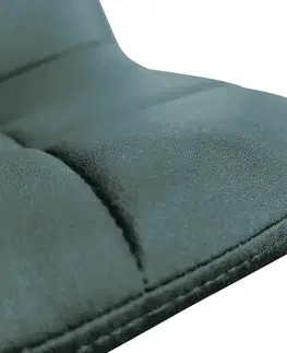 KONDELA Lahela New barová stolička zelená / čierna
