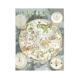 Zápisník Paperblanks Celestial Planisphere Ultra Linajkový - Paperblanks