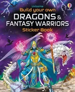 Build Your Own Dragons and Fantasy Warriors Sticker Book - Simon Tudhope