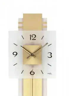 Kyvadlové nástenné hodiny 7301 AMS 68cm
